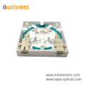 โรงงานจัดส่งที่รวดเร็ว 2 แกนใยแก้วนำแสงผนังซ็อกเก็ต FTTH มินิซ็อกเก็ต